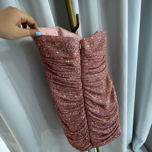 House of CB Dresses House Of Cb Grace Rose Gold Sequin Dress Poshmark